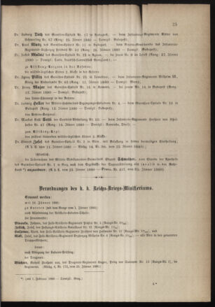 Kaiserlich-königliches Armee-Verordnungsblatt: Personal-Angelegenheiten 18800127 Seite: 3