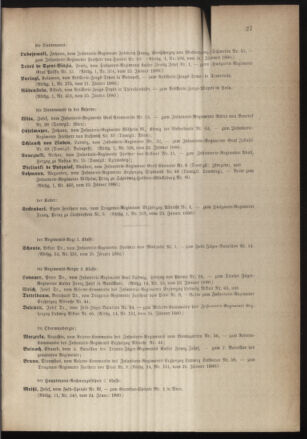 Kaiserlich-königliches Armee-Verordnungsblatt: Personal-Angelegenheiten 18800127 Seite: 5