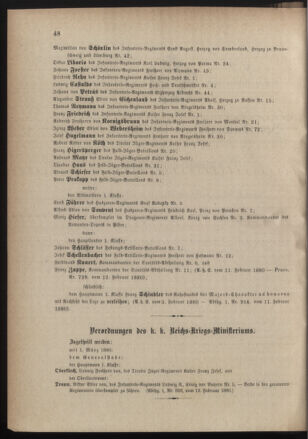 Kaiserlich-königliches Armee-Verordnungsblatt: Personal-Angelegenheiten 18800214 Seite: 2