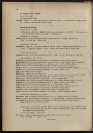 Kaiserlich-königliches Armee-Verordnungsblatt: Personal-Angelegenheiten 18800221 Seite: 6