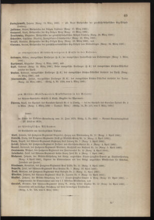 Kaiserlich-königliches Armee-Verordnungsblatt: Personal-Angelegenheiten 18800309 Seite: 3