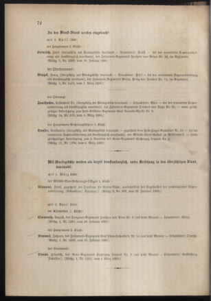 Kaiserlich-königliches Armee-Verordnungsblatt: Personal-Angelegenheiten 18800309 Seite: 6