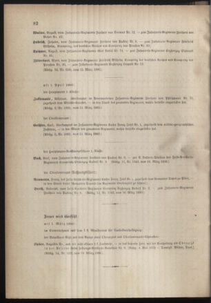 Kaiserlich-königliches Armee-Verordnungsblatt: Personal-Angelegenheiten 18800318 Seite: 4