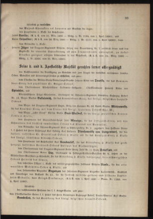 Kaiserlich-königliches Armee-Verordnungsblatt: Personal-Angelegenheiten 18800408 Seite: 3