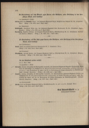 Kaiserlich-königliches Armee-Verordnungsblatt: Personal-Angelegenheiten 18800408 Seite: 6