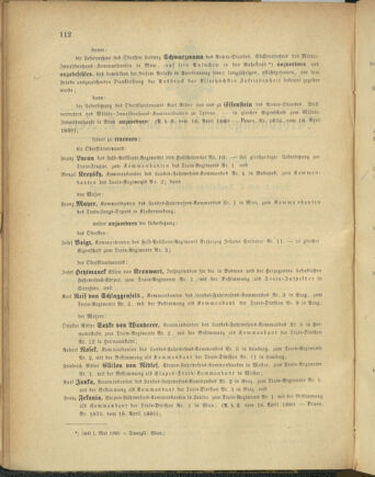 Kaiserlich-königliches Armee-Verordnungsblatt: Personal-Angelegenheiten 18800421 Seite: 2