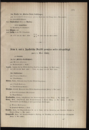 Kaiserlich-königliches Armee-Verordnungsblatt: Personal-Angelegenheiten 18800427 Seite: 35