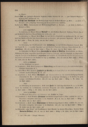 Kaiserlich-königliches Armee-Verordnungsblatt: Personal-Angelegenheiten 18800427 Seite: 48