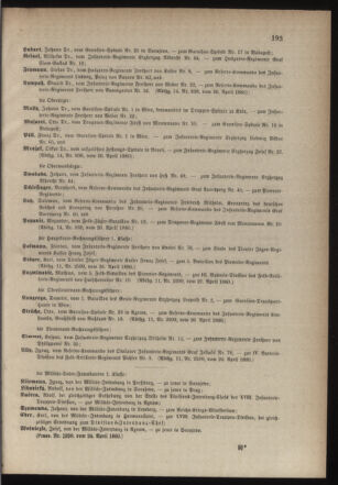 Kaiserlich-königliches Armee-Verordnungsblatt: Personal-Angelegenheiten 18800427 Seite: 57