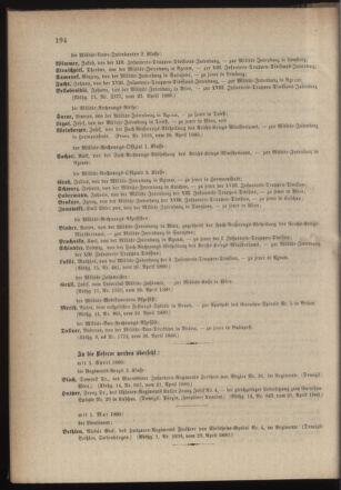 Kaiserlich-königliches Armee-Verordnungsblatt: Personal-Angelegenheiten 18800427 Seite: 58