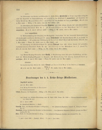 Kaiserlich-königliches Armee-Verordnungsblatt: Personal-Angelegenheiten 18800515 Seite: 2