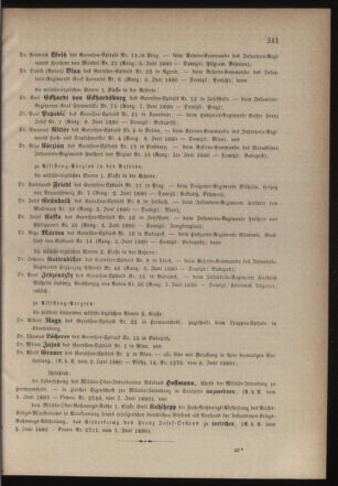 Kaiserlich-königliches Armee-Verordnungsblatt: Personal-Angelegenheiten 18800609 Seite: 3