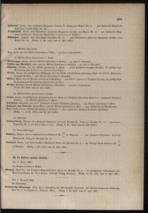 Kaiserlich-königliches Armee-Verordnungsblatt: Personal-Angelegenheiten 18800728 Seite: 7