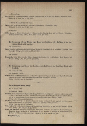 Kaiserlich-königliches Armee-Verordnungsblatt: Personal-Angelegenheiten 18800728 Seite: 9