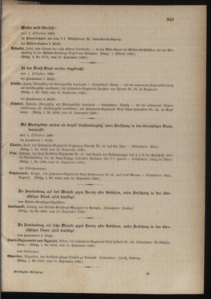 Kaiserlich-königliches Armee-Verordnungsblatt: Personal-Angelegenheiten 18800921 Seite: 5