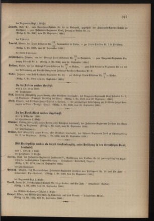 Kaiserlich-königliches Armee-Verordnungsblatt: Personal-Angelegenheiten 18800930 Seite: 7