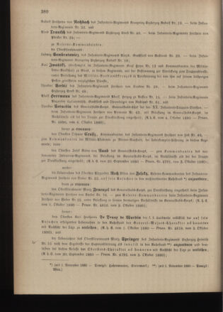 Kaiserlich-königliches Armee-Verordnungsblatt: Personal-Angelegenheiten 18801006 Seite: 2