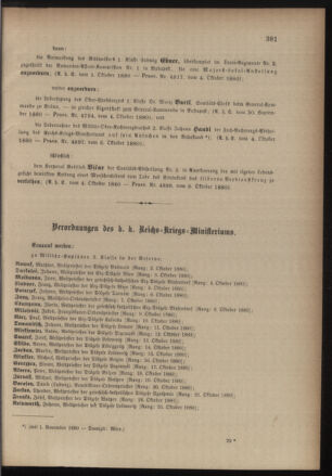 Kaiserlich-königliches Armee-Verordnungsblatt: Personal-Angelegenheiten 18801006 Seite: 3