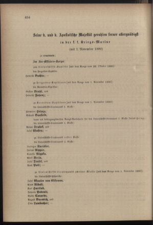 Kaiserlich-königliches Armee-Verordnungsblatt: Personal-Angelegenheiten 18801031 Seite: 40