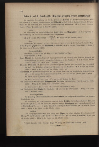 Kaiserlich-königliches Armee-Verordnungsblatt: Personal-Angelegenheiten 18801107 Seite: 2