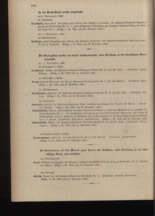 Kaiserlich-königliches Armee-Verordnungsblatt: Personal-Angelegenheiten 18801130 Seite: 6