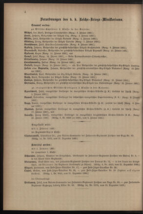 Kaiserlich-königliches Armee-Verordnungsblatt: Personal-Angelegenheiten 18810108 Seite: 4