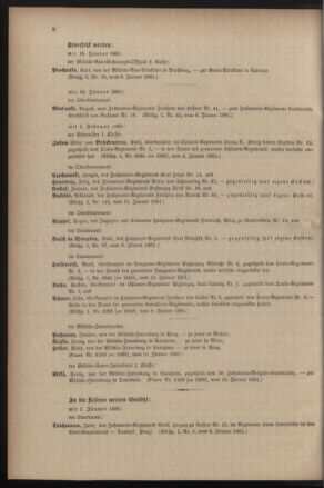 Kaiserlich-königliches Armee-Verordnungsblatt: Personal-Angelegenheiten 18810114 Seite: 2