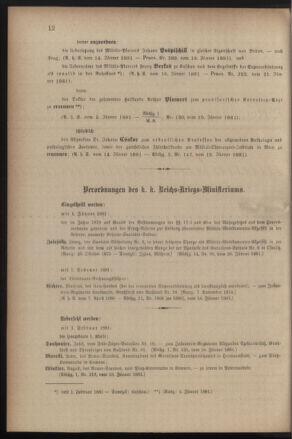 Kaiserlich-königliches Armee-Verordnungsblatt: Personal-Angelegenheiten 18810122 Seite: 2