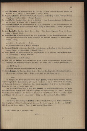 Kaiserlich-königliches Armee-Verordnungsblatt: Personal-Angelegenheiten 18810129 Seite: 3