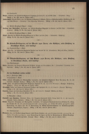 Kaiserlich-königliches Armee-Verordnungsblatt: Personal-Angelegenheiten 18810129 Seite: 7