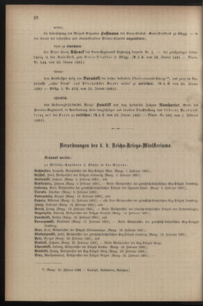 Kaiserlich-königliches Armee-Verordnungsblatt: Personal-Angelegenheiten 18810205 Seite: 2