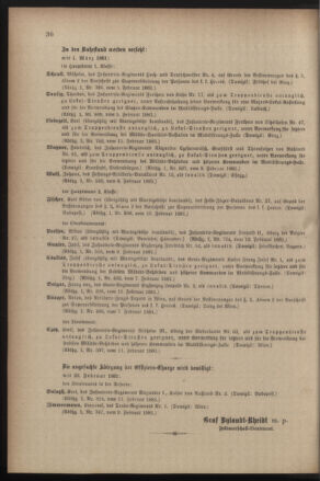 Kaiserlich-königliches Armee-Verordnungsblatt: Personal-Angelegenheiten 18810213 Seite: 6