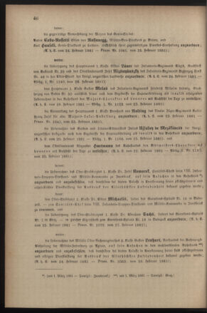 Kaiserlich-königliches Armee-Verordnungsblatt: Personal-Angelegenheiten 18810228 Seite: 2