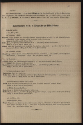 Kaiserlich-königliches Armee-Verordnungsblatt: Personal-Angelegenheiten 18810228 Seite: 3