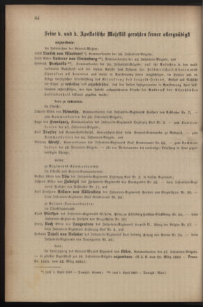 Kaiserlich-königliches Armee-Verordnungsblatt: Personal-Angelegenheiten 18810324 Seite: 2