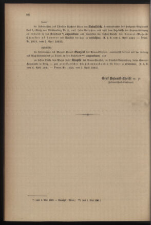 Kaiserlich-königliches Armee-Verordnungsblatt: Personal-Angelegenheiten 18810409 Seite: 10