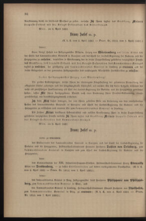 Kaiserlich-königliches Armee-Verordnungsblatt: Personal-Angelegenheiten 18810409 Seite: 8