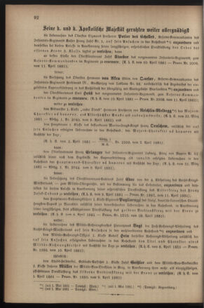 Kaiserlich-königliches Armee-Verordnungsblatt: Personal-Angelegenheiten 18810412 Seite: 4