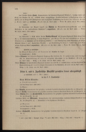 Kaiserlich-königliches Armee-Verordnungsblatt: Personal-Angelegenheiten 18810505 Seite: 2