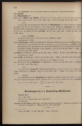 Kaiserlich-königliches Armee-Verordnungsblatt: Personal-Angelegenheiten 18810511 Seite: 2