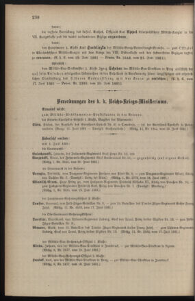 Kaiserlich-königliches Armee-Verordnungsblatt: Personal-Angelegenheiten 18810622 Seite: 2