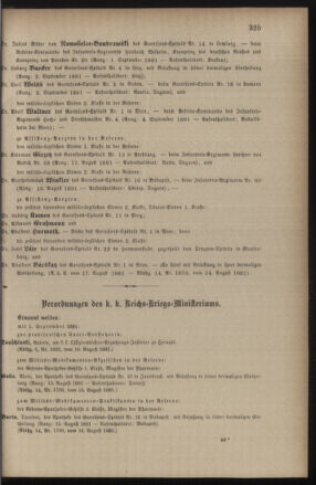 Kaiserlich-königliches Armee-Verordnungsblatt: Personal-Angelegenheiten 18810827 Seite: 3