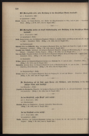 Kaiserlich-königliches Armee-Verordnungsblatt: Personal-Angelegenheiten 18810827 Seite: 6