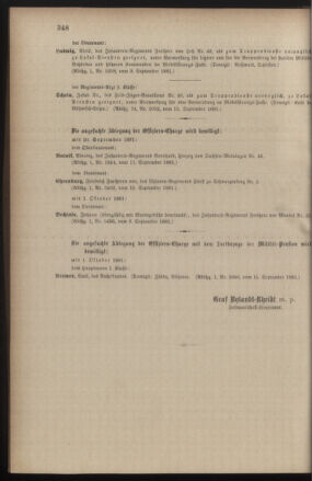 Kaiserlich-königliches Armee-Verordnungsblatt: Personal-Angelegenheiten 18810917 Seite: 8