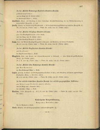 Kaiserlich-königliches Armee-Verordnungsblatt: Personal-Angelegenheiten 18811028 Seite: 55