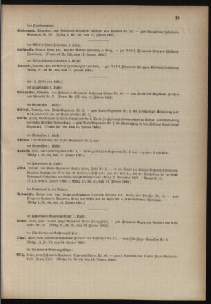 Kaiserlich-königliches Armee-Verordnungsblatt: Personal-Angelegenheiten 18820119 Seite: 5