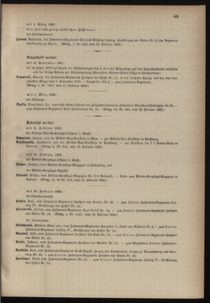 Kaiserlich-königliches Armee-Verordnungsblatt: Personal-Angelegenheiten 18820222 Seite: 3