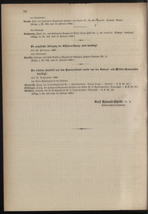 Kaiserlich-königliches Armee-Verordnungsblatt: Personal-Angelegenheiten 18820222 Seite: 6