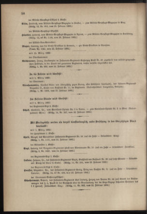 Kaiserlich-königliches Armee-Verordnungsblatt: Personal-Angelegenheiten 18820228 Seite: 6