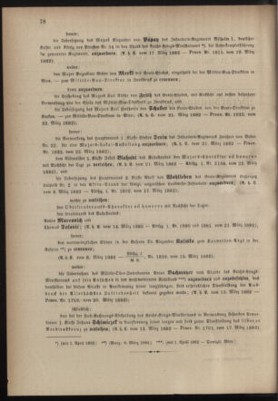 Kaiserlich-königliches Armee-Verordnungsblatt: Personal-Angelegenheiten 18820324 Seite: 2